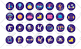 design unique, beautiful simple icon set pack