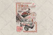 make retro vintage t shirt design and illustration