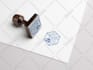 design retro stamp or seal logo asap