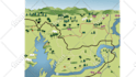 transforming design event map and city map into vector art