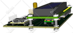 design schematic with pcb layout boards in eagle and proteus
