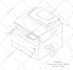 do a technical drawing, vector line art, product  patent drawing