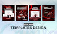 design social media post, canva template,  ads for facebook, instagram, linkedin