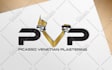 design modern construction, scaffolding, demolition, plastering logo