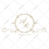 design a wedding monogram or initial logo