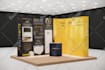 make 3d exhibition stand, stall, booth, kiosk designs render
