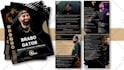 design a professional one sheet,epk with clickable links