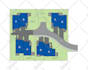 render and design 2d site plan, master plan, landscape plot plan illustration