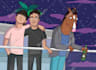 draw you as a bojack horseman character
