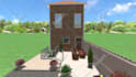 design backyard  landscaping pool  patio