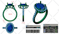 do 3d cad model jewelry design