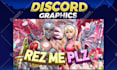 design discord header, banners, icons