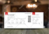 design invitation tickets, event ticket, gift certificate