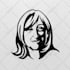 do a vector portrait black and white for you