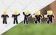 make 5 minecraft poses overlay for youtube twitch thumbnails
