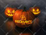 create an image of a pumpkin carved with your logo, business, or family name