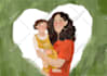 draw a cute family portrait