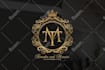 create modern minimalist and luxury wedding logo or monogram