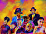 potrait color abstract art illustration