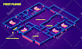 create stunning isometric and vector map illustrations