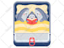 create cute flat vector illustrations, objects, sets