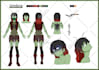 draw a character sheet for your oc