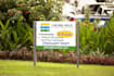design professional real estate yard sign, custom minimalist lawn signs