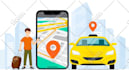 develop, build taxi booking app, ride hailing app android ios ordering platform