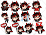 create chibi twitch emotes animated emotes vtuber emotes