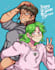 draw a digital couple drawing, fanart, or oc