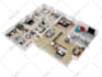 do 2d floor plan, 3d floor plan and rendering