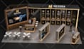 design 3d exhibition stand, trade show booth, event design, backdrops
