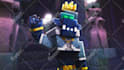 create a stylized minecraft art