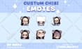 draw cute chibi for twitch emotes