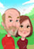 draw a funny caricature of your friends or a loved one