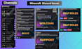 setup custom rust,minecraft,fivem, nft or gaming discord server