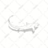 create a tattoo design using fineline and blackwork tattoo style