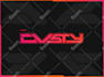 create futuristic cyberpunk style or mecha logo for you