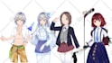 draw characters for visual novels