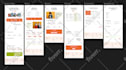 make a ui ux design or wireframe for a mobile app or website