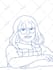 turn your photo into unique simple line cartoon