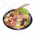 draw any food illustration you want
