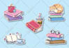 draw custom cute kawaii stickers for print and digital use