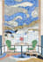 create interior illustration with watercolour style handmade
