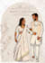 illustrate a custom card for your wedding