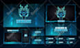 design custom cute twitch stream overlays, panels and logo