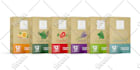 design a unique kraft packaging pouch and box for your product