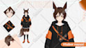 design and rigging live 2d vtuber model in anime style