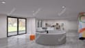 make 3d interior design and rendering of commercial space