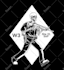 create custom skull and skeleton illustration for clothing
